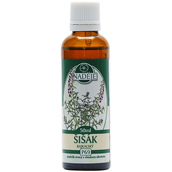 Naděje Šišák bajkalský tinktura z pupenů 50 ml